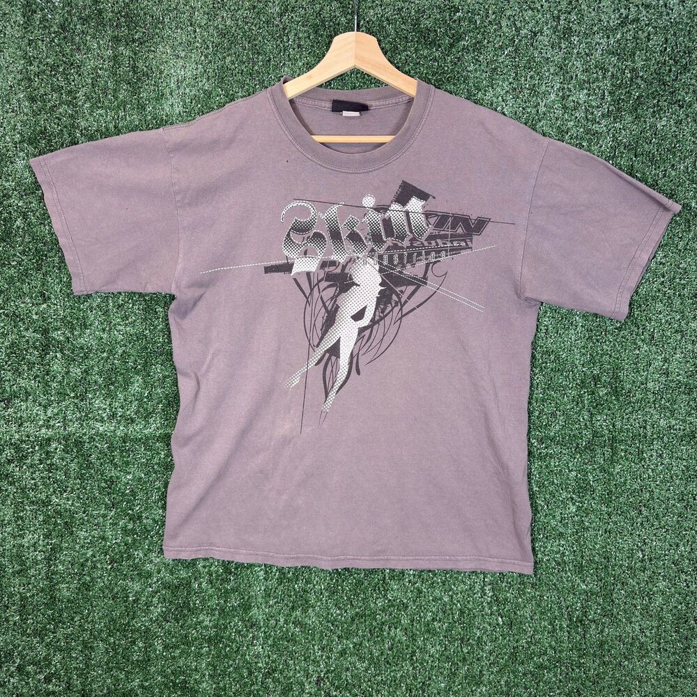 Y2K Vintage Skin Industries T Shirt Cyber Goth Grunge Jesse Pinkman Size L Skate